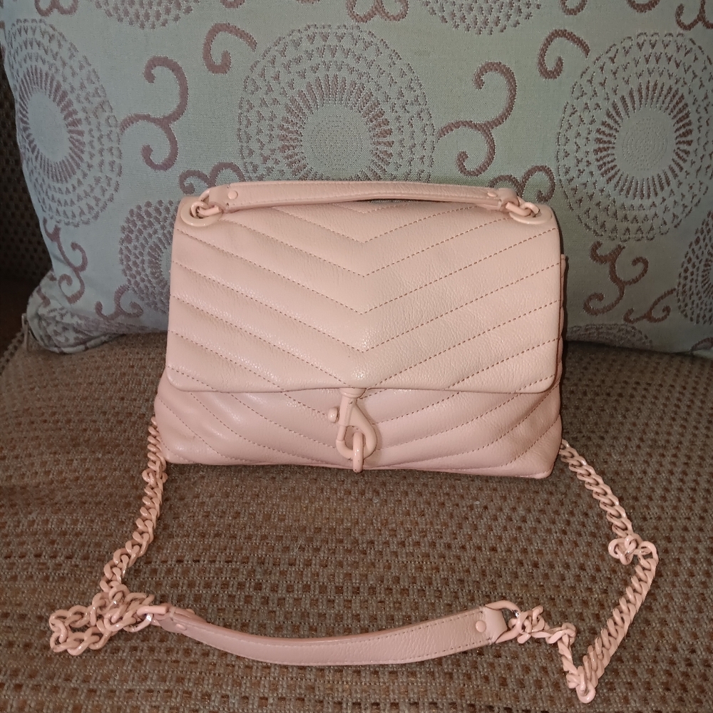 Rebecca Minkoff Pink Leather Crossbody Bag
